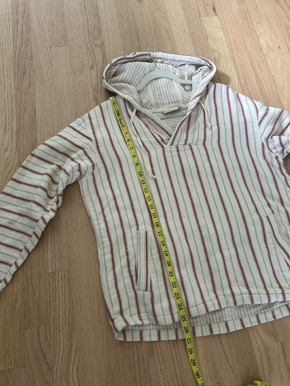 Sahalie Striped Baja Pullover Hoodie Size Medium - Picture 4 of 8